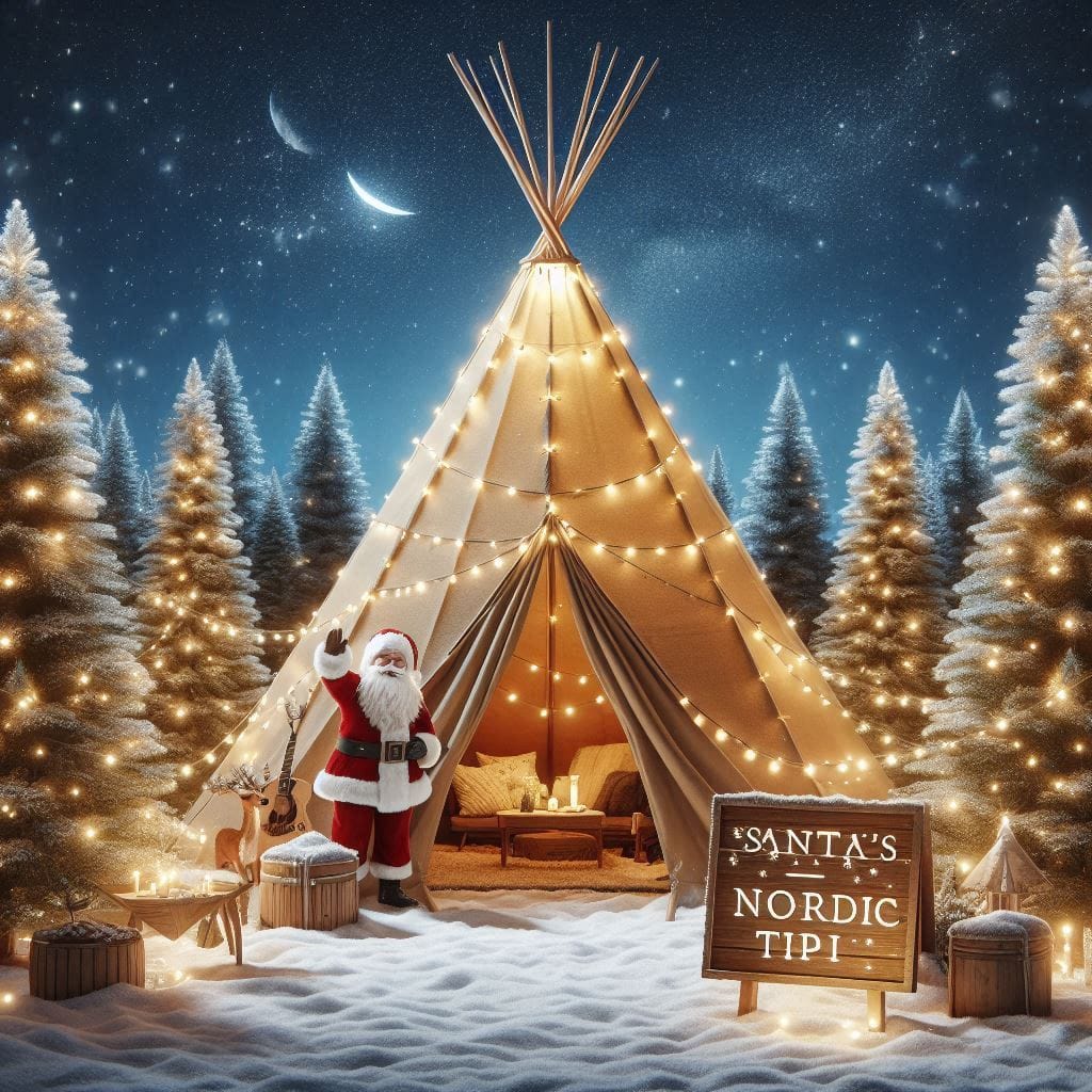 Santa's Nordic Tipi at Douglas Village Shopping Centre