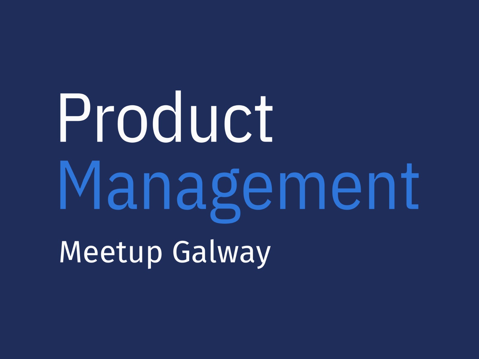 Product Meetup Galway Logo