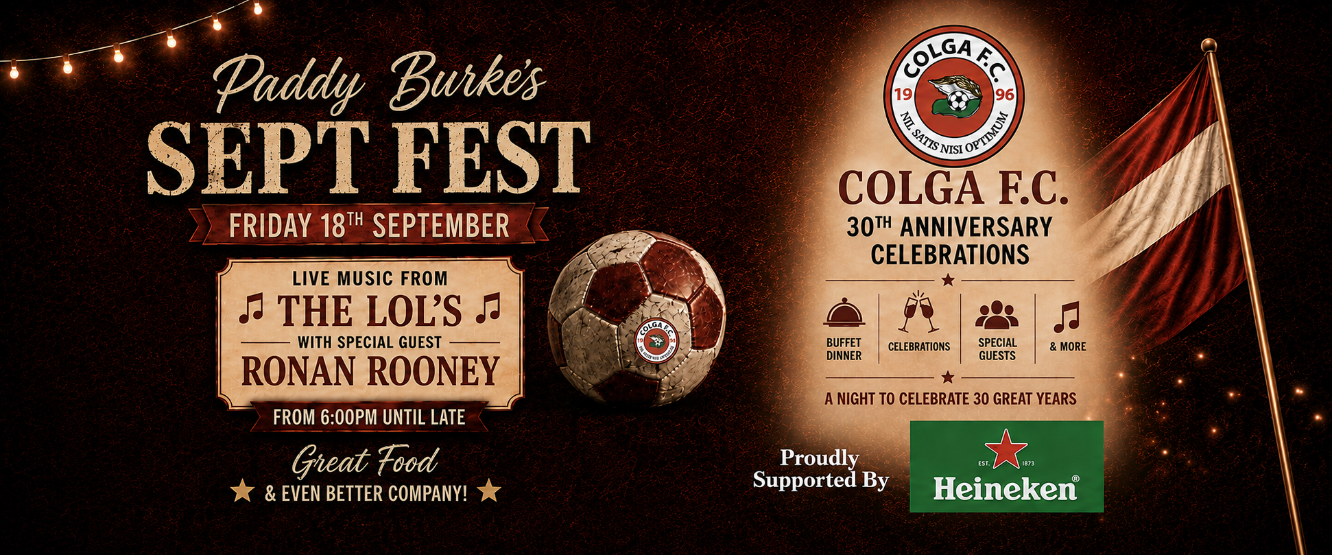 Colga F.C. 30th Anniversary Celebration